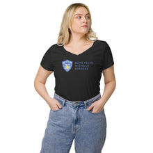 Load image into Gallery viewer, Women’s fitted v-neck t-shirt