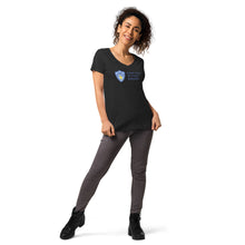 Load image into Gallery viewer, Women’s fitted v-neck t-shirt