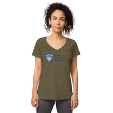 Load image into Gallery viewer, Women’s fitted v-neck t-shirt