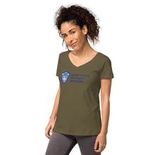 Load image into Gallery viewer, Women’s fitted v-neck t-shirt