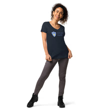 Load image into Gallery viewer, Women’s fitted v-neck t-shirt