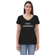Load image into Gallery viewer, Women’s recycled v-neck t-shirt